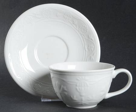 Royal Garden Flat Cup & Saucer Set