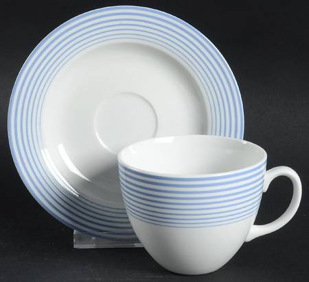 Fresh Range Flat Cup & Saucer Set