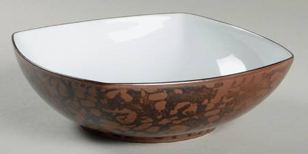 Jungle Amber Square Soup Bowl