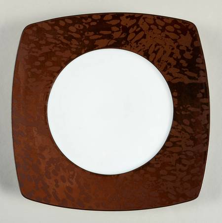 Jungle Amber Square Dinner Plate
