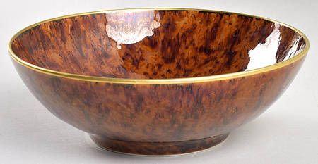 Tortoise (Gold Trim) Coupe Cereal Bowl