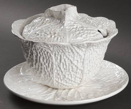 Cabbage Majolica White by Jay Willfred