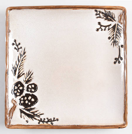 Alpine Ivory Square Dinner Plate by JCPenney