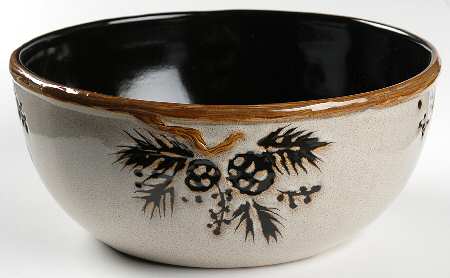 Alpine Ivory 9" Round Serving Bowl