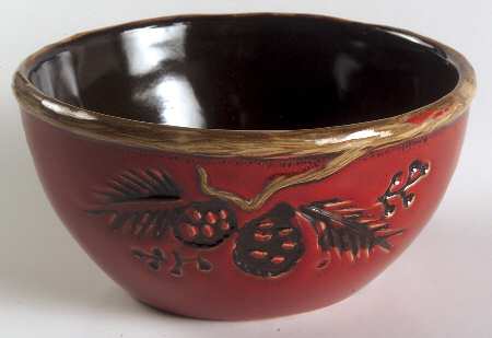 Alpine Red Soup/Cereal Bowl