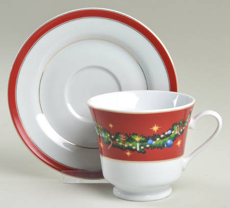 Tree Footed Cup & Saucer Set
