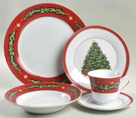 Tree 5 Piece Place Setting