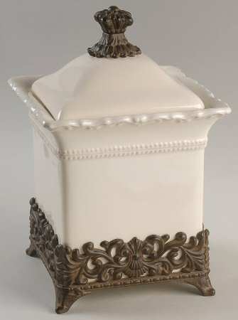 Foret Small Canister with Metal Base