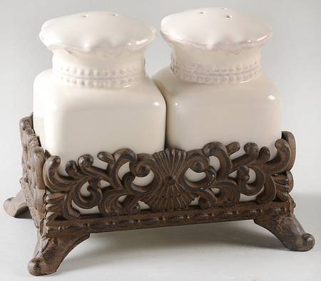 Foret Salt & Pepper w/Metal Stand