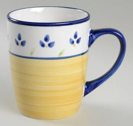 Color Strokes (Blue Leaves) Mug