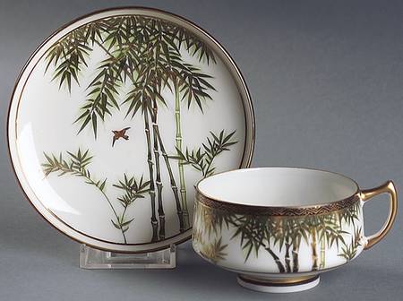 JAP799 Footed Cup & Saucer Set