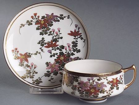 JAP799 Footed Cup & Saucer Set