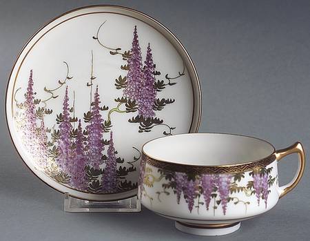 JAP799 Footed Cup & Saucer Set
