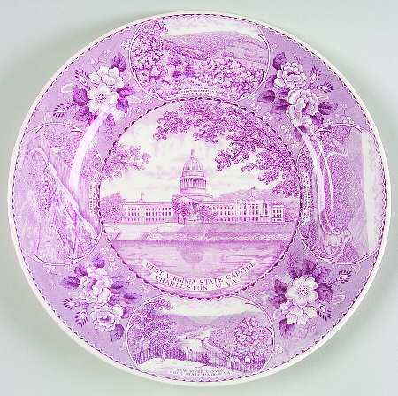West Virginia State Capitol Plum by Jonroth Studios