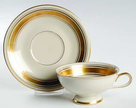 Goldring Footed Cup & Saucer Set