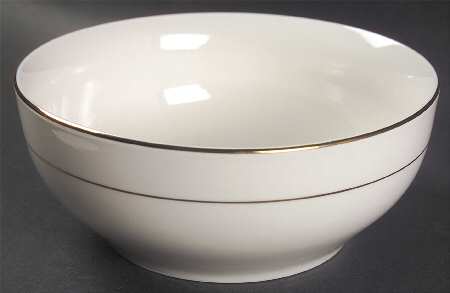 Double Gold Band Soup/Cereal Bowl