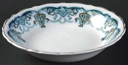 Dartmouth Blue Green Fruit/Dessert (Sauce) Bowl