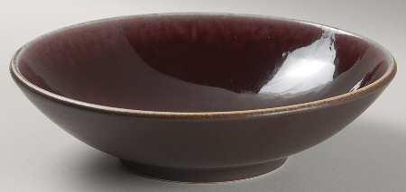 Tourron Eggplant Coupe Soup Bowl