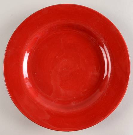 Cherry Red Salad Plate