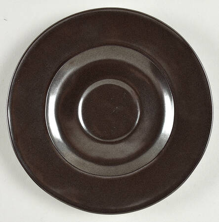 Pewter Stoneware Saucer for Flat Cup