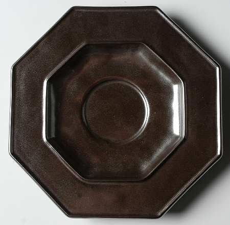 Pewter Stoneware Saucer