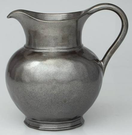 Pewter Stoneware 60 Oz Pitcher