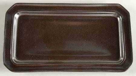 Pewter Stoneware 8" Rectangular Tray