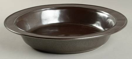 Pewter Stoneware Pie Dish