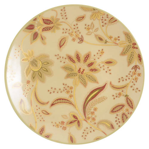 Turkish Floral Ivory Salad Plate