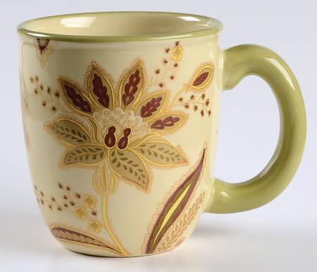 Turkish Floral Ivory Mug