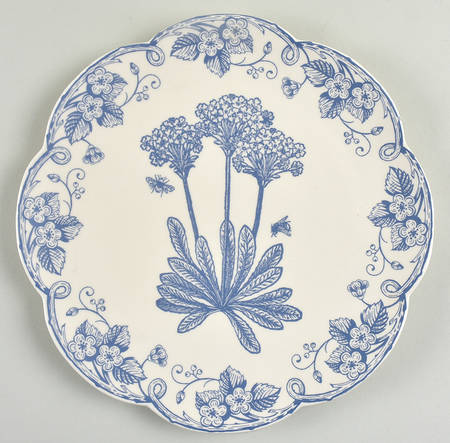 Jardin Blue Dessert Luncheon Plate