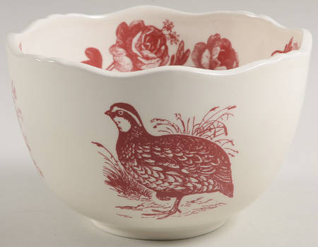 Woodland Toile Soup/Cereal Bowl