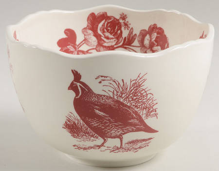 Woodland Toile Soup/Cereal Bowl