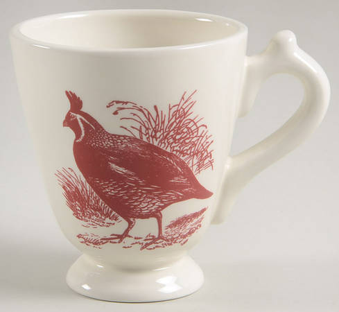 Woodland Toile Footed Mug
