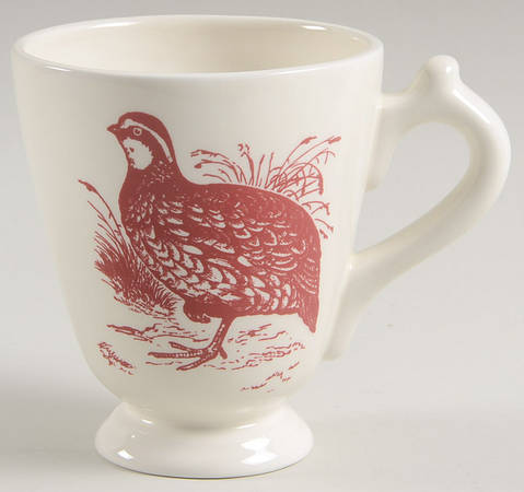 Woodland Toile Footed Mug