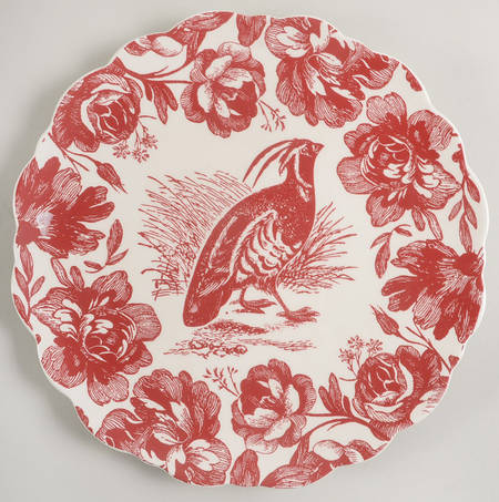 Woodland Toile Luncheon Plate