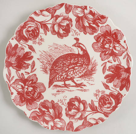 Woodland Toile Luncheon Plate