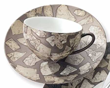 Gypsie Gold Flat Cup & Saucer Set