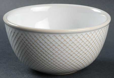 Diamond White Soup/Cereal Bowl