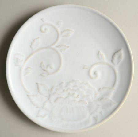 Diamond White Coupe Salad Plate