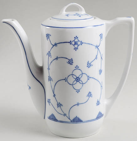 Blau Saks Coffee Pot & Lid