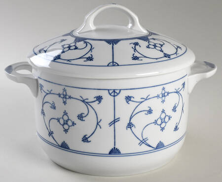 Blau Saks Round Covered Vegetable by Jaeger