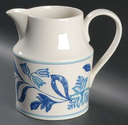 Farmhouse Blue Fern 64 Oz Pitcher