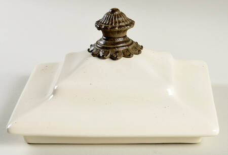 Corvella Ivory Lid for Beverage Dispenser