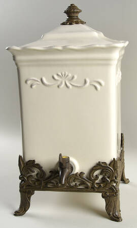 Corvella Ivory Beverage Dispenser & Lid