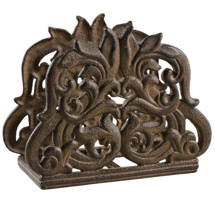 Corvella Ivory Metal Napkin Holder