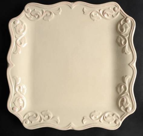 Corvella Ivory 13" Square Serving Platter