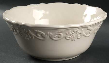 Corvella Ivory 10" Round Serving Bowl