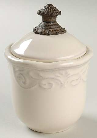 Corvella Ivory Sugar Bowl & Lid