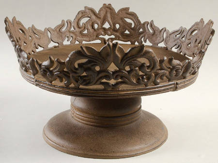 Corvella Red Metal Stand for 12" Salad Serving Bowl